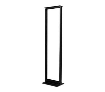 Rack NetShelter de 2 ejes, 45 U y 12-24 perforaciones roscadas, negro